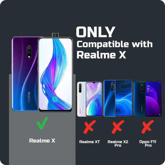 Premium Acrylic Transparent Back Cover for Realme X