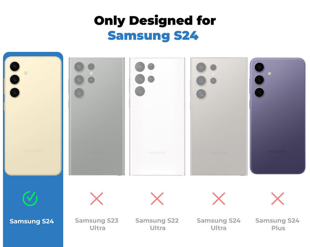 Semi-Transparent Premium Quality Back Cover Case for Samsung S24 5G