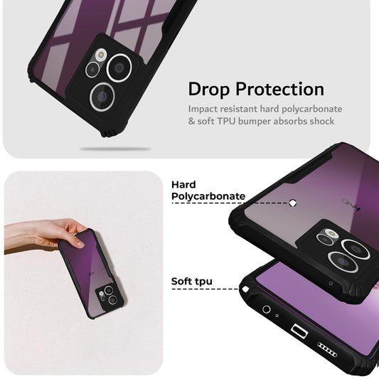 Premium Acrylic Transparent Back Cover for HMD Crest Max 5G