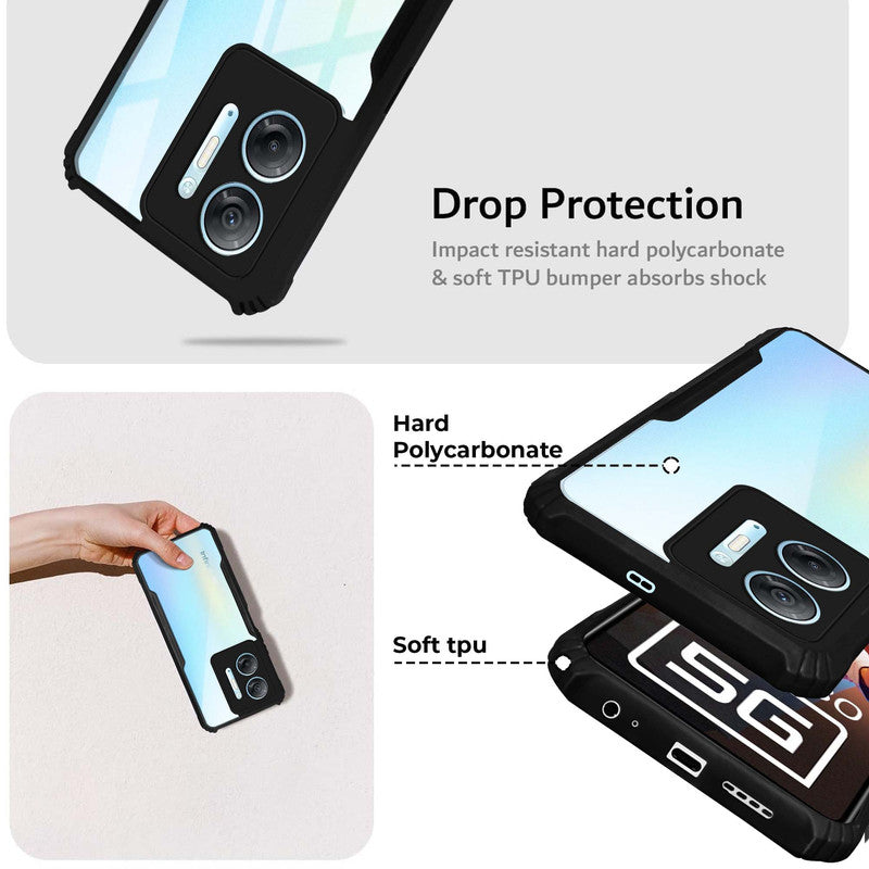 Premium Acrylic Transparent Back Cover for Infinix Hot 30 5G