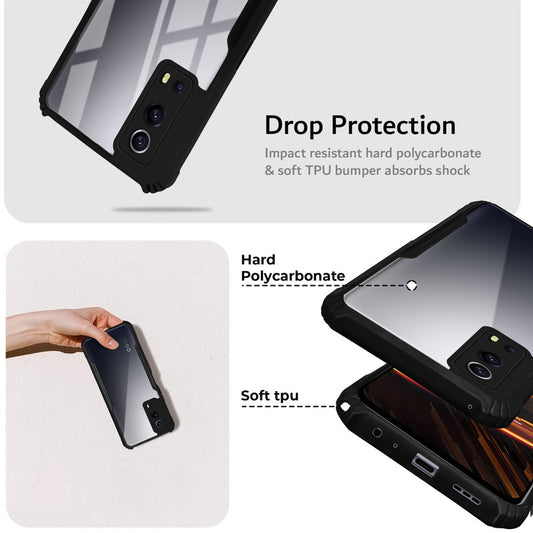 Premium Acrylic Transparent Back Cover for Iqoo Z3 5G