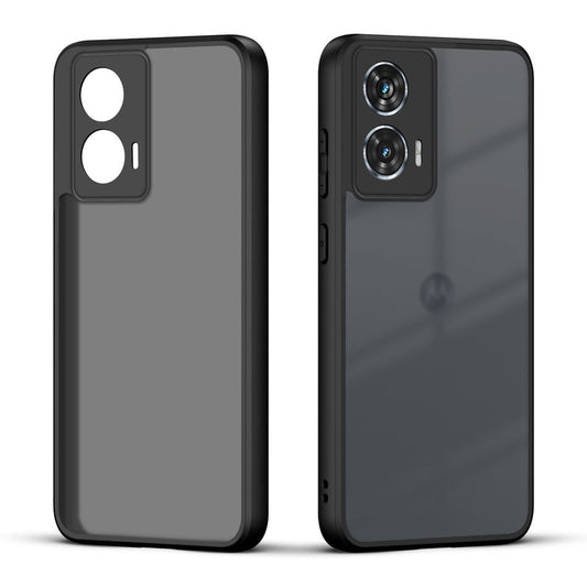 Semi-Transparent Premium Quality Back Cover Case for Motorola Edge 50 Fusion