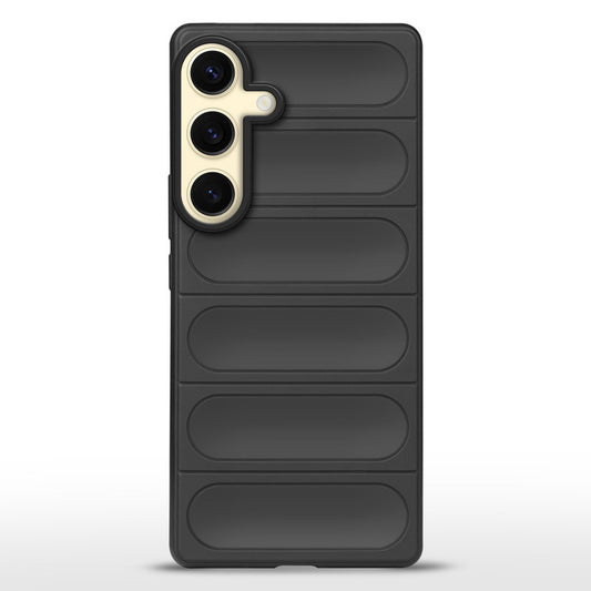  Liquid Soft Silicone Case Minimalistic Design With Matte Ring Camera Protection Back Cover For Samsung S24 FE 5G