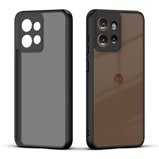 Semi-Transparent Premium Quality Back Cover Case for Motorola Moto Edge 50 5G