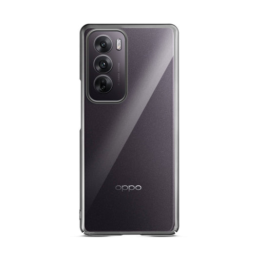 Crystal Clear Premium Shiny colorful Edges Hard Back Case For Oppo Reno 12 5G