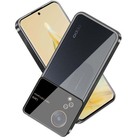 Lens Camera Protection Chrome Case For Oppo Reno 8T 5G