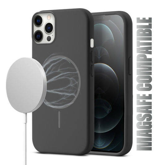 MagSafe Compatible Liquid Silicone Case For Apple iphone 12 Pro Max