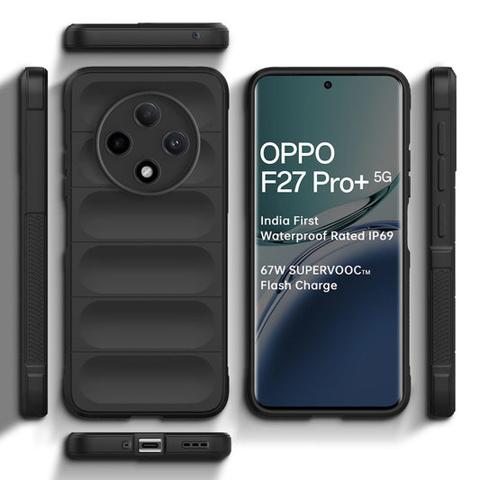Liquid Silicone Comfort Grip Soft Touch Matte TPU Case for  Oppo F27 Pro Plus 5G