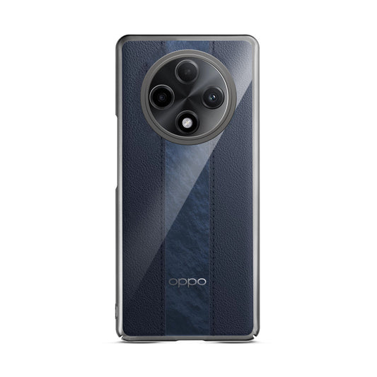 Crystal Clear Premium Shiny colorful Edges Hard Back Case For Oppo F27 Pro Plus 5G
