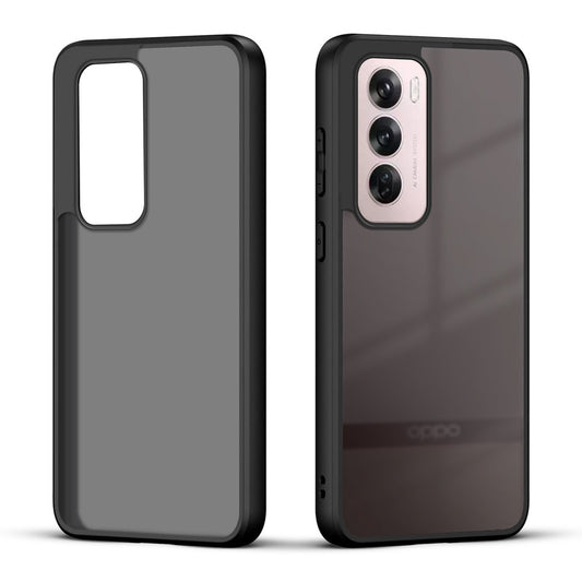 Semi-Transparent Premium Quality Back Cover Case for Oppo Reno 12 5G