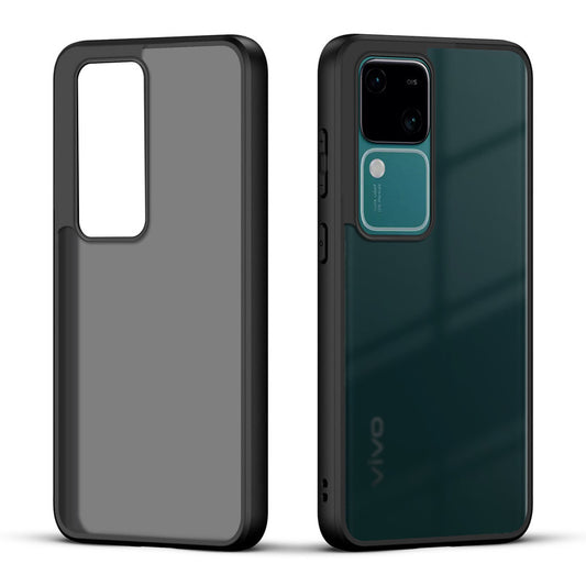 Semi-Transparent Premium Quality Back Cover Case for Vivo V30 5G