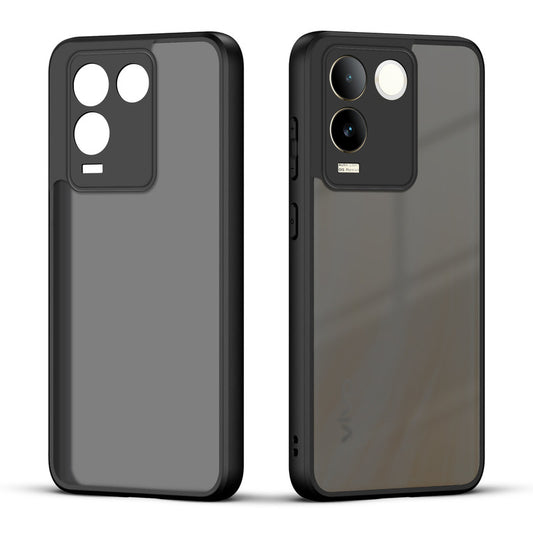 Semi-Transparent Premium Quality Back Cover Case for Vivo T2 Pro 5G