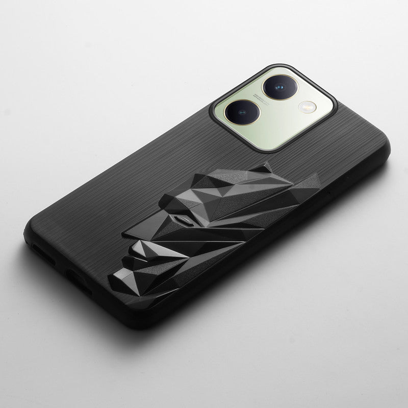 3D Design Camera Ring Case For Vivo Y200 Pro 5G