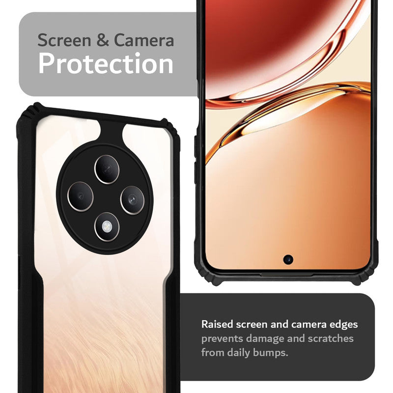 Premium Acrylic Transparent Back Cover for Oppo F27 5G