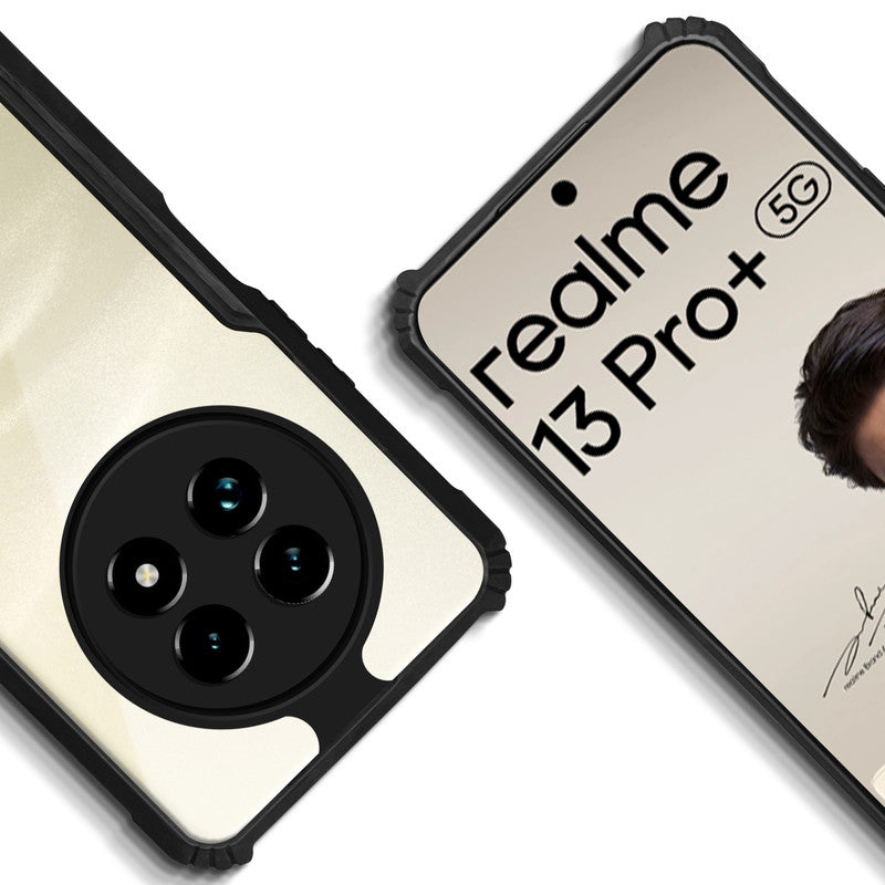 Premium Acrylic Transparent Back Cover for Realme 13 Pro Plus 5G