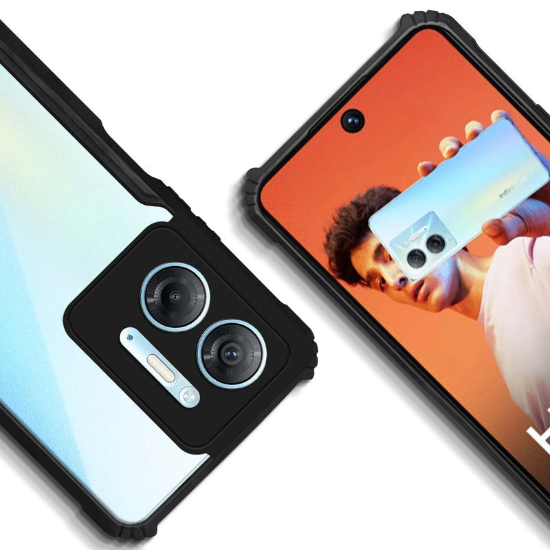Premium Acrylic Transparent Back Cover for Infinix Hot 30 5G