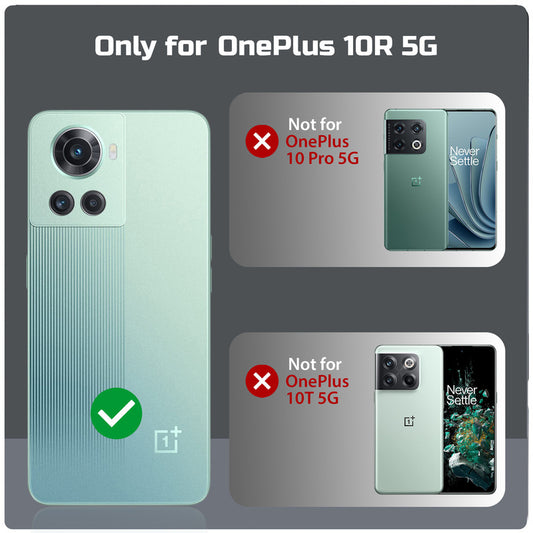 Glossy Matte Line Texture Back Cover for OnePlus 10R 5G