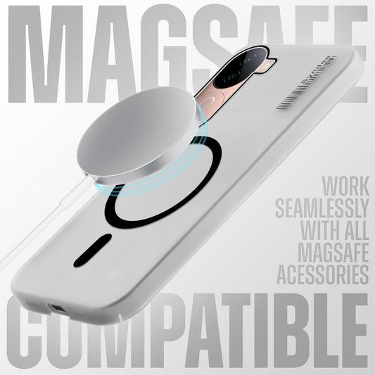 New Sleek Matte MagSafe Case For iQOO Z9s 5G