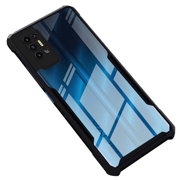 Premium Acrylic Transparent Back Cover for Tecno Pova 2