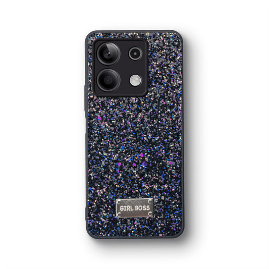 Sparkling Glitter Sequin Case with Camera Shield Back Cover For Redmi Note 13 5G