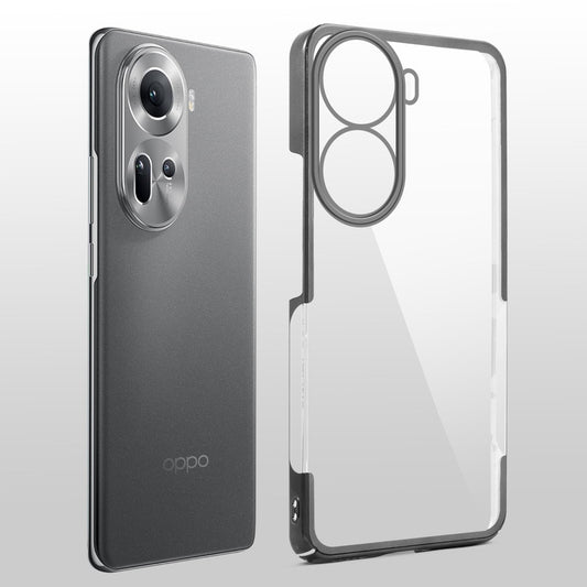 Crystal Clear Premium Shiny Edges Hard Back Case For Oppo Reno 11 5G