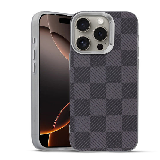 Elegant Hybrid Pattern Design Back Case For Apple iPhone 16 Pro