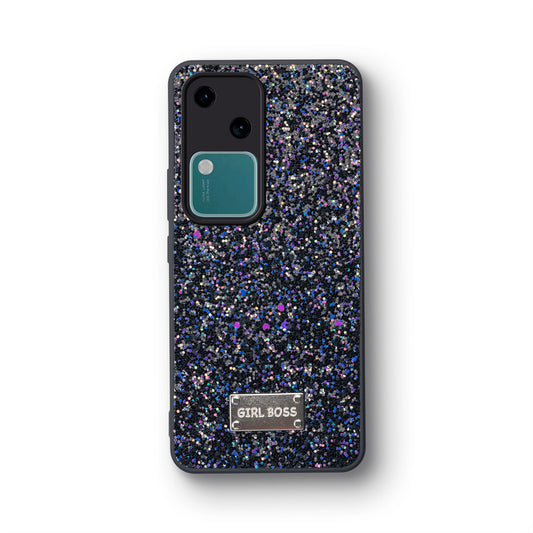 Sparkling Glitter Sequin Case with Camera Shield Back Cover For Vivo V30 5G