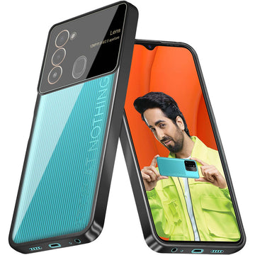 Lens Camera Protection Chrome Case For Tecno Spark Go