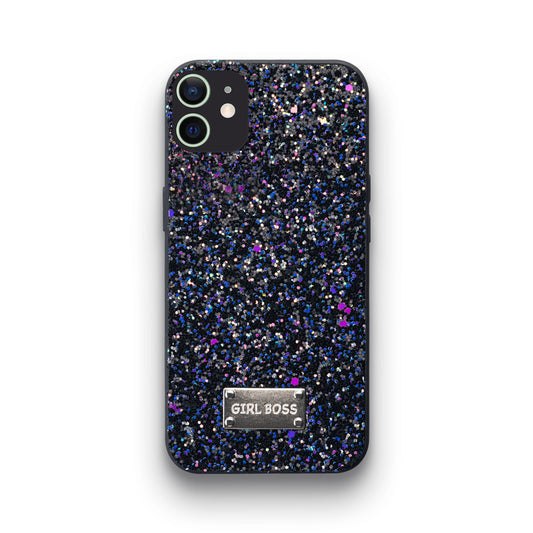 Sparkling Glitter Sequin Case with Camera Shield Back Cover For Apple iPhone 12