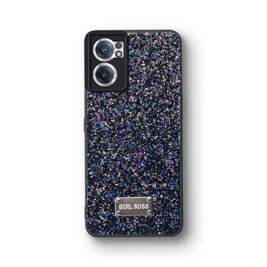 Sparkling Glitter Sequin Case with Camera Shield Back Cover For OnePlus Nord CE 2 5G