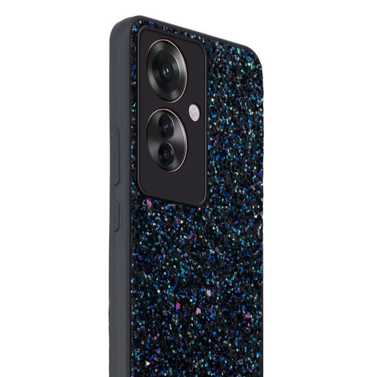 Sparkling Glitter Sequin Case with Camera Shield Back Cover For Oppo F25 Pro 5G