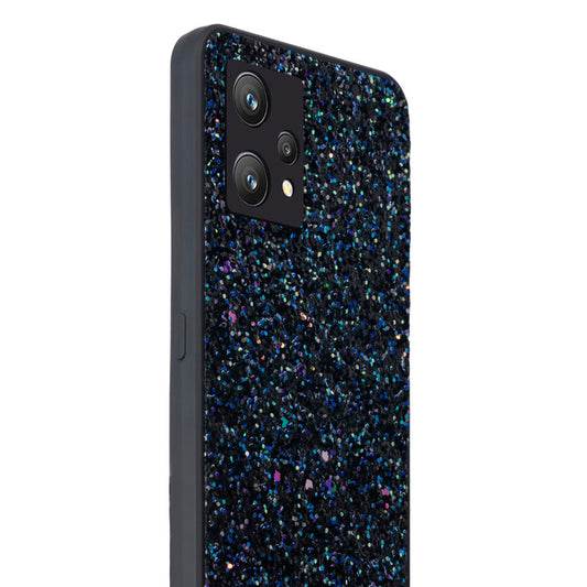 Sparkling Glitter Sequin Case with Camera Shield Back Cover For Realme 9