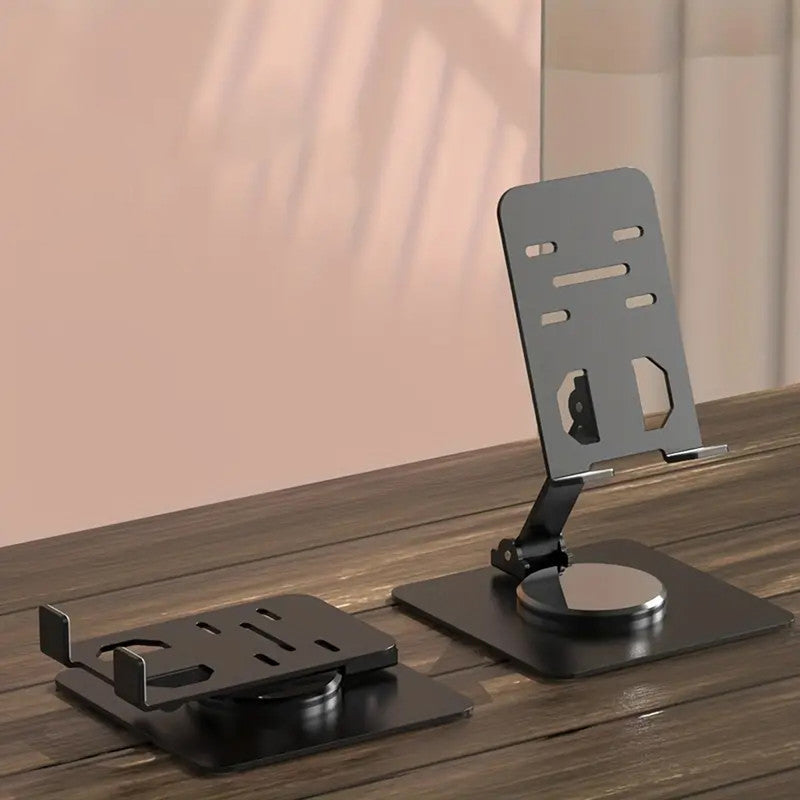 Foldable Mobile Holder Stand with Metal Body, for All Smartphones, Tablets