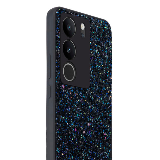 Sparkling Glitter Sequin Case with Camera Shield Back Cover For Vivo V29 5G