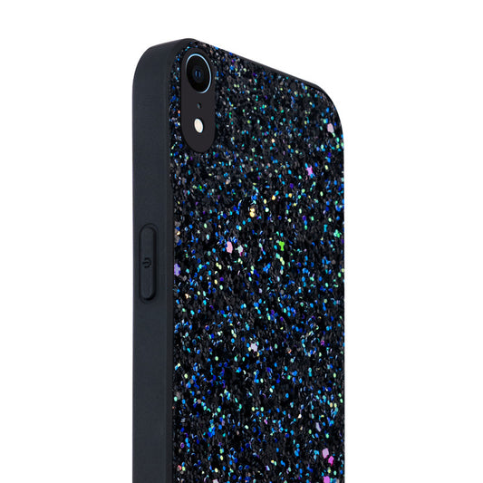 Sparkling Glitter Sequin Case with Camera Shield Back Cover For Apple iPhone XR
