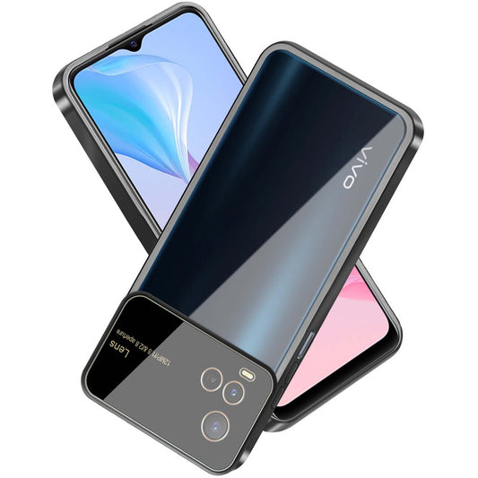 Lens Camera Protection Chrome Case For Vivo Y21