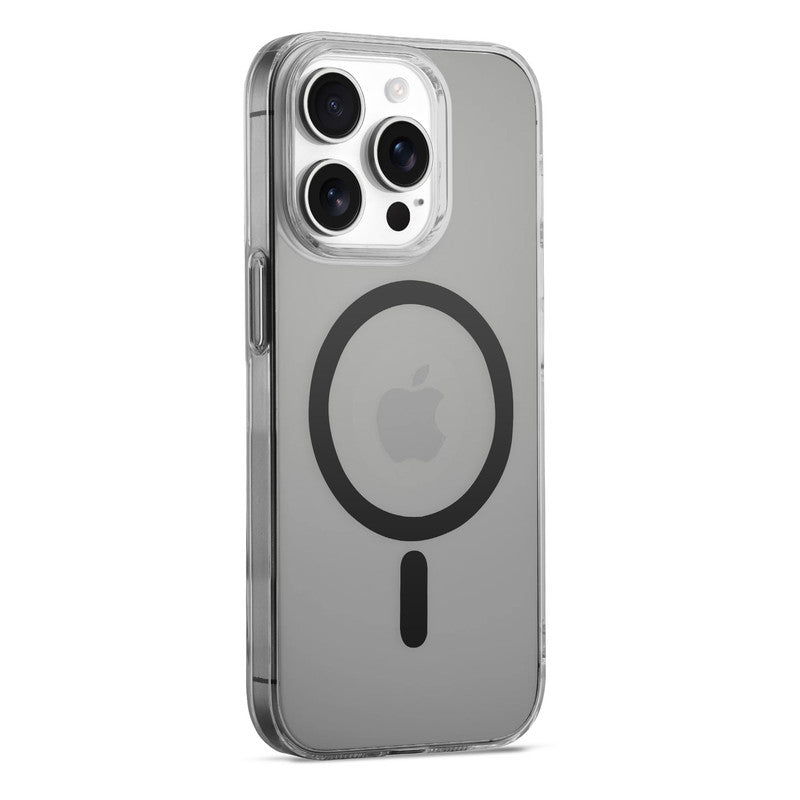 Colored Transparent Anti-Yellowing Wireless Charging Support Case For Apple iPhone 15 Pro Max