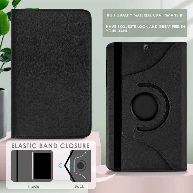 360 Degree Rotating PU Leather Tablet Flip Cover For Samsung Galaxy Tab S2 SM-T815