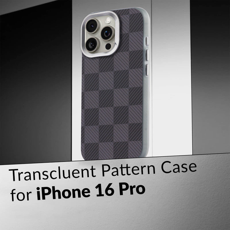 Hybrid Pattern Case For Apple iPhone 16 Pro