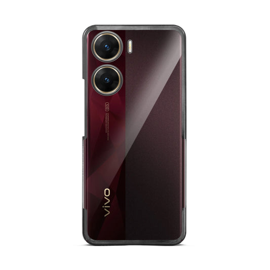 Crystal Clear Premium Shiny Edges Hard Back Case For Vivo V29e 5G