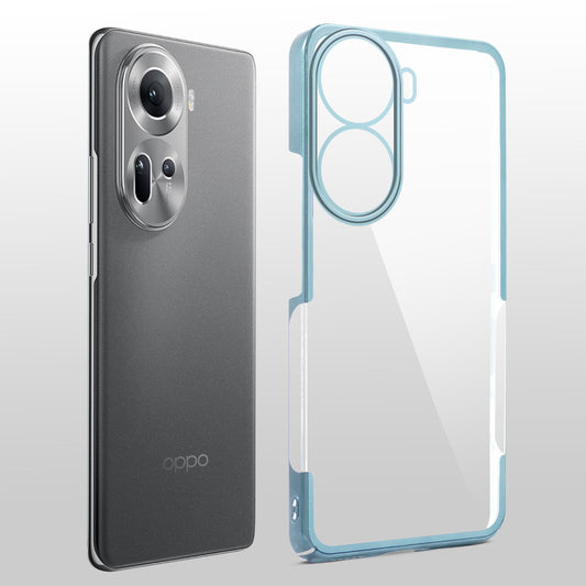 Crystal Clear Premium Shiny Edges Hard Back Case For Oppo Reno 11 5G