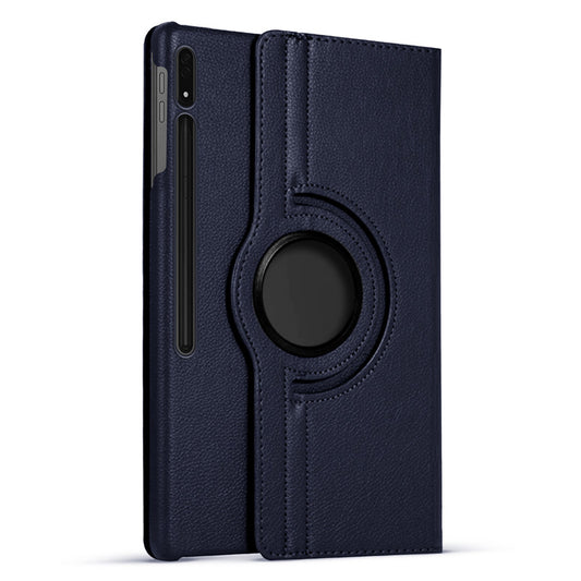 360 Degree Rotating PU Leather Tablet Flip Cover For Samsung Tab S8 Ultra