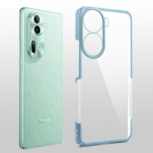 Crystal Clear Premium Shiny Edges Hard Back Case For Oppo Reno 11 Pro 5G