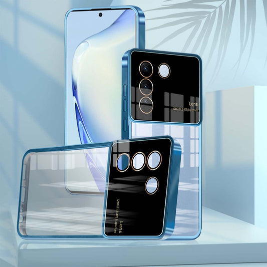Lens Camera Protection Chrome Case For Vivo V27 5G