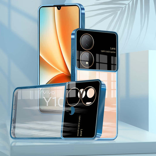 Lens Camera Protection Chrome Case For Vivo Y100