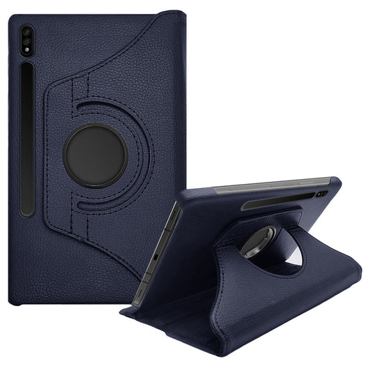 360 Degree Rotating PU Leather Tablet Flip Cover For Samsung Galaxy Tab S7