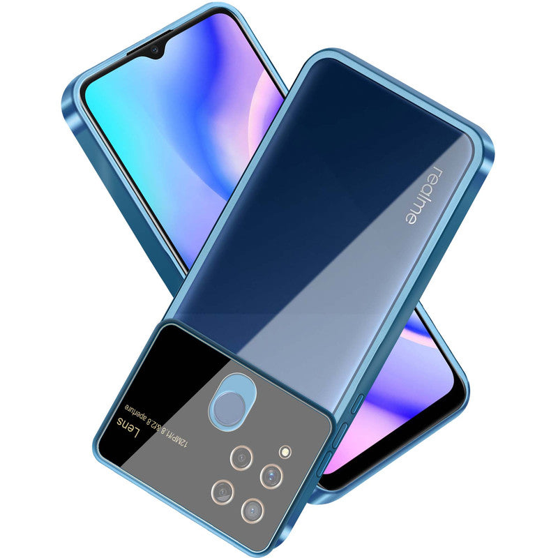 Lens Camera Protection Chrome Case For Realme C15