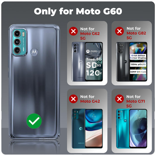 Liquid Silicone Comfort Grip Soft Touch Matte TPU Case for Motorola Moto G60