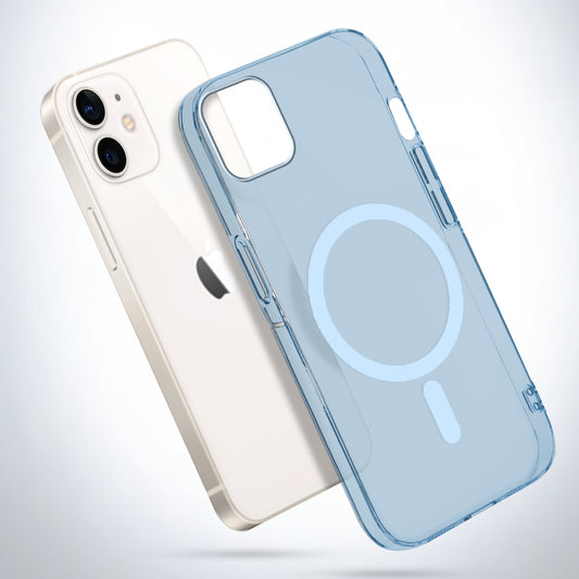 Colored Transparent Anti-Yellowing Magsafe Case For Apple iPhone 12