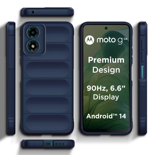 Liquid Silicone Comfort Grip Soft Touch Matte TPU Case for Motorola Moto G04